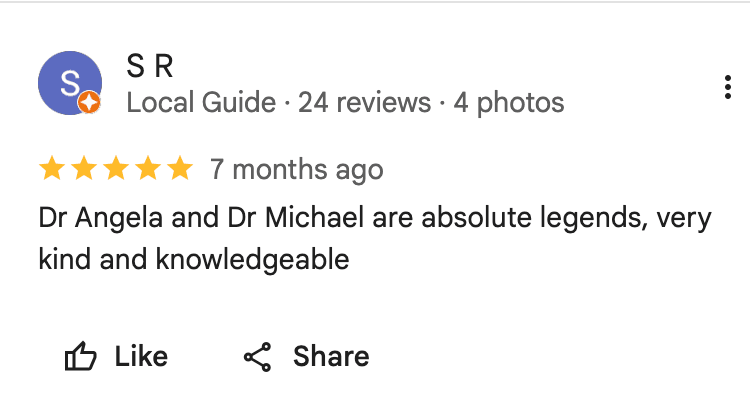Patient review from S R - 5 stars